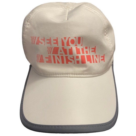 tek gear Pants - TEK GEAR WOMEN'S WHITE ADJUSTABLE BASEBALL CAP -"SEE YOU AT THE FINISH LINE"NWOT